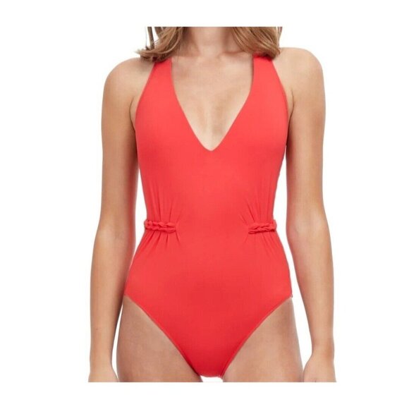 GOTTEX Braided Elegance V-Collar One-Piece. Size 6. NWT $168 - Picture 1 of 5